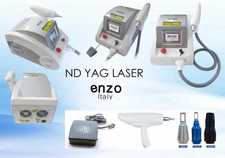 لیزر کیوسویچ اندیاگ برند انزو ایتالیایی دارای یکسال گارانتی