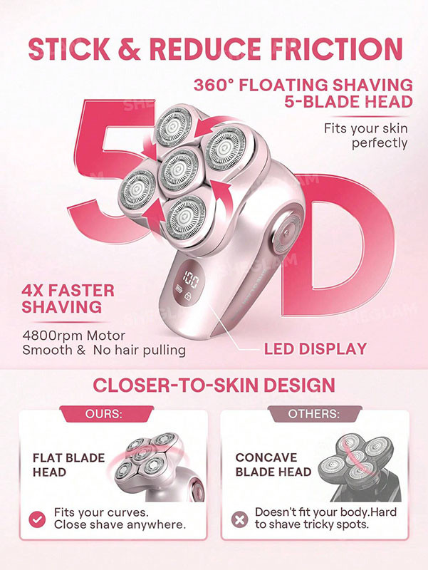 شیور شارژی شیگلم 5D اورجینال