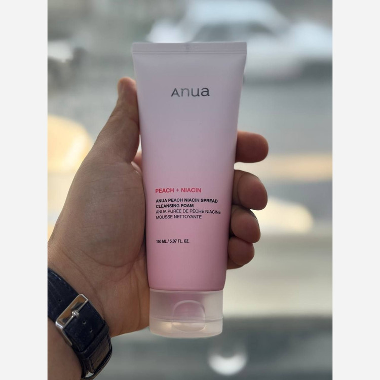 فوم شستشوی هلو و نیاسین آنوا Anua